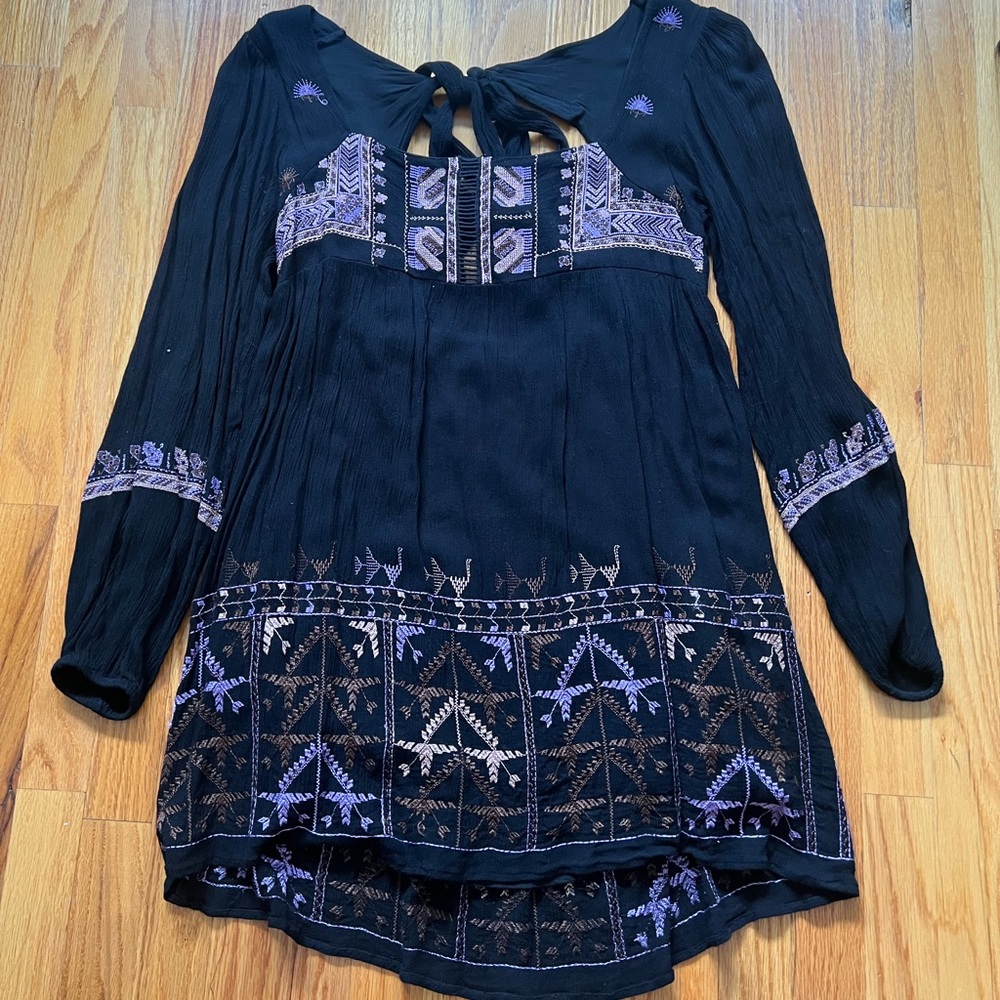 Free people Babydoll Dress with tie back